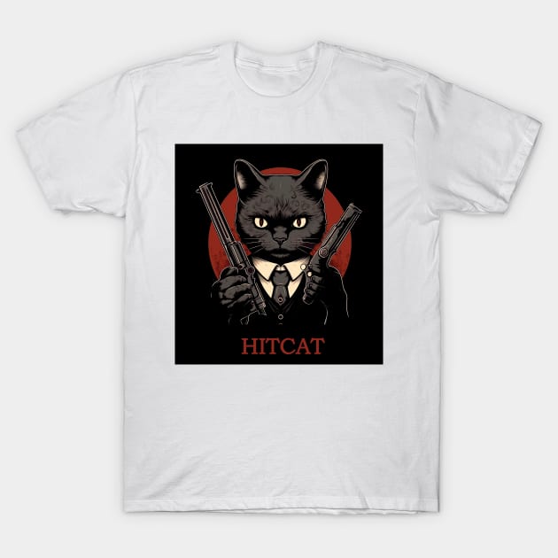 Hitcat mafia pew pew T-Shirt by KingKachurro